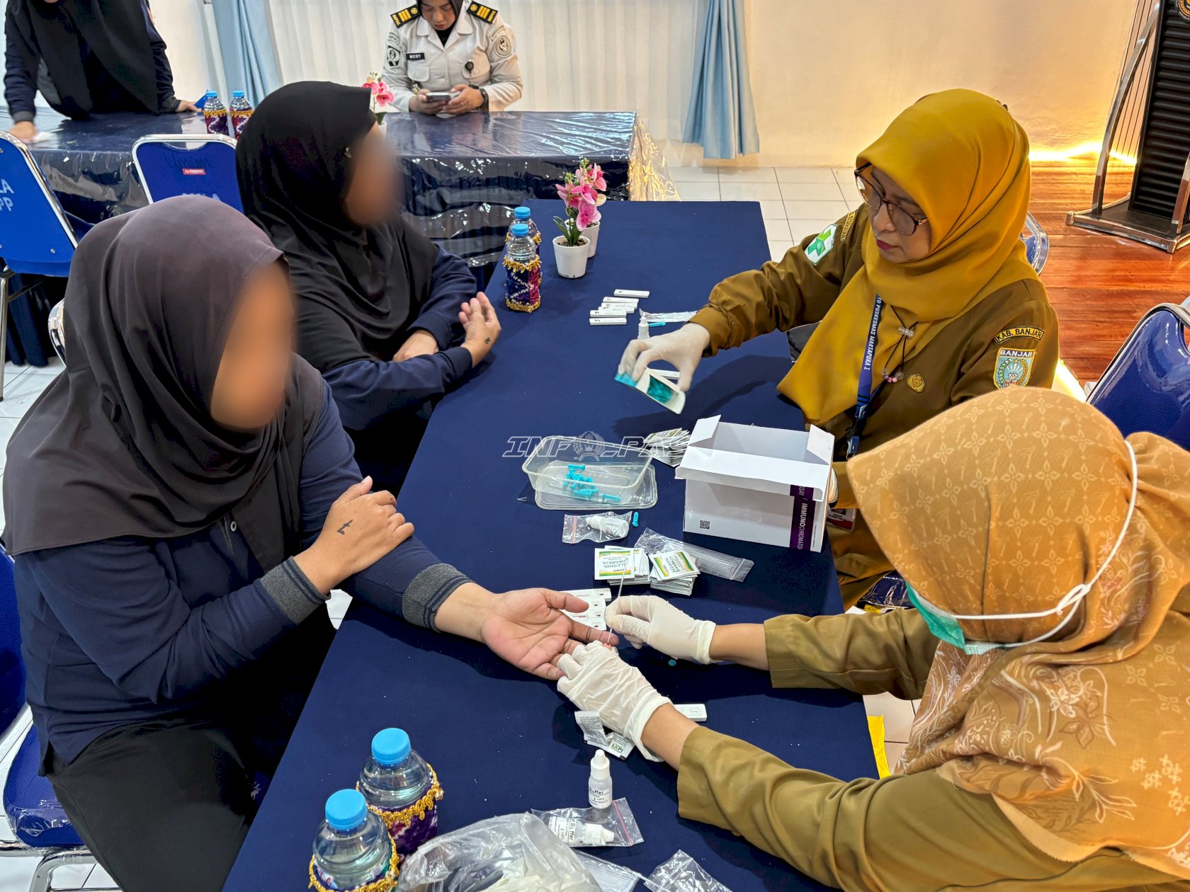 Deteksi Dini HIV/AIDS, Lapas Perempuan Martapura Gandeng Puskesmas Gelar VCT Mobile