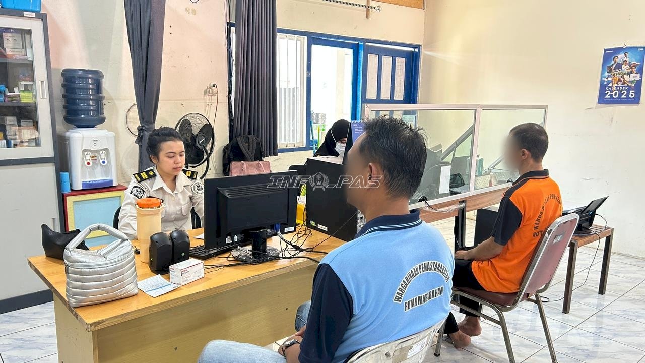 Pemeriksaan Rutin, Klinik Pratama Rutan Marabahan Tangani Keluhan Warga Binaan