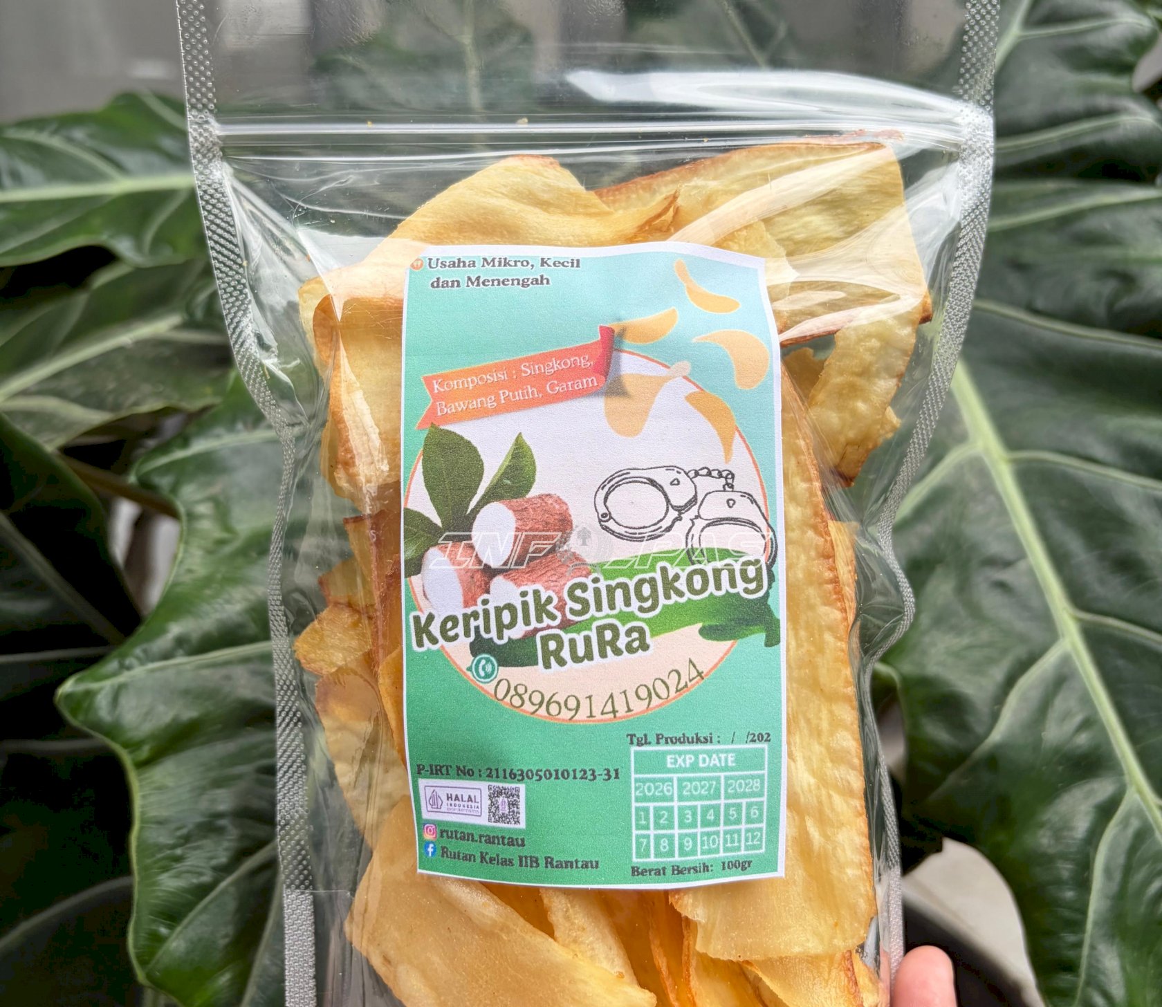 Produk Warga Binaan Rutan Rantau, Keripik RuRa Tuai Apresiasi Konsumen