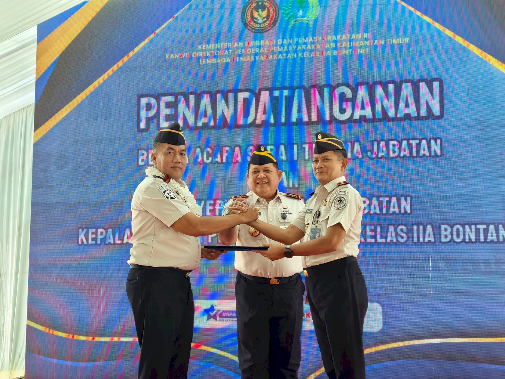 Kakanwil Ditjenpas Kaltim Pimpin Sertijab Kalapas Bontang, Tekankan Keberlanjutan Kinerja