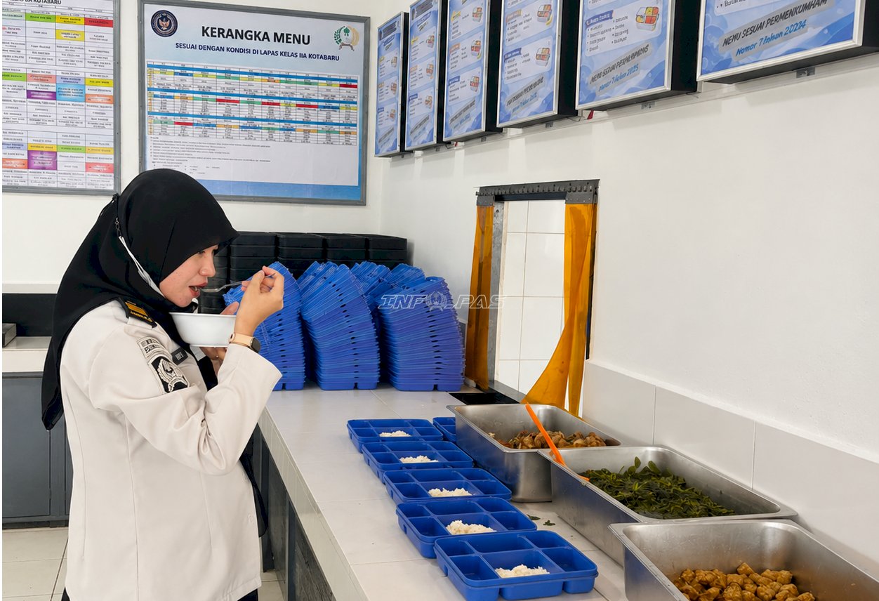 Jaga Gizi dan Kebersihan, Lapas Kotabaru Perketat Pengolahan Makanan