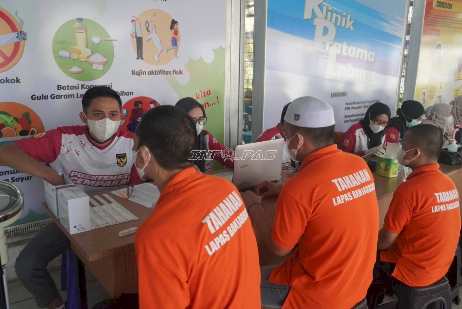 Lapas Banjarbaru Gandeng Dinkes dan Puskesmas Perkuat Deteksi Dini Penyakit Menular