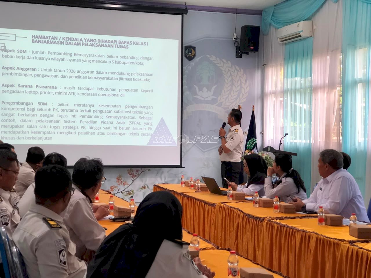 Bapas Banjarmasin Terima Kunjungan Deputi, Bahas Implementasi Kerja Sosial