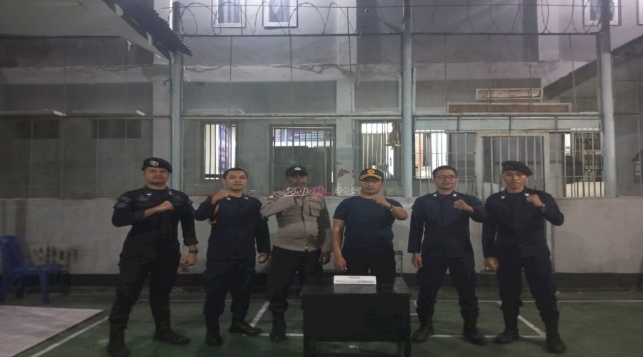 Gempur Potensi Gangguan Kamtib, Lapas Wahai dan Polsek Wahai Gelar Razia Bersama