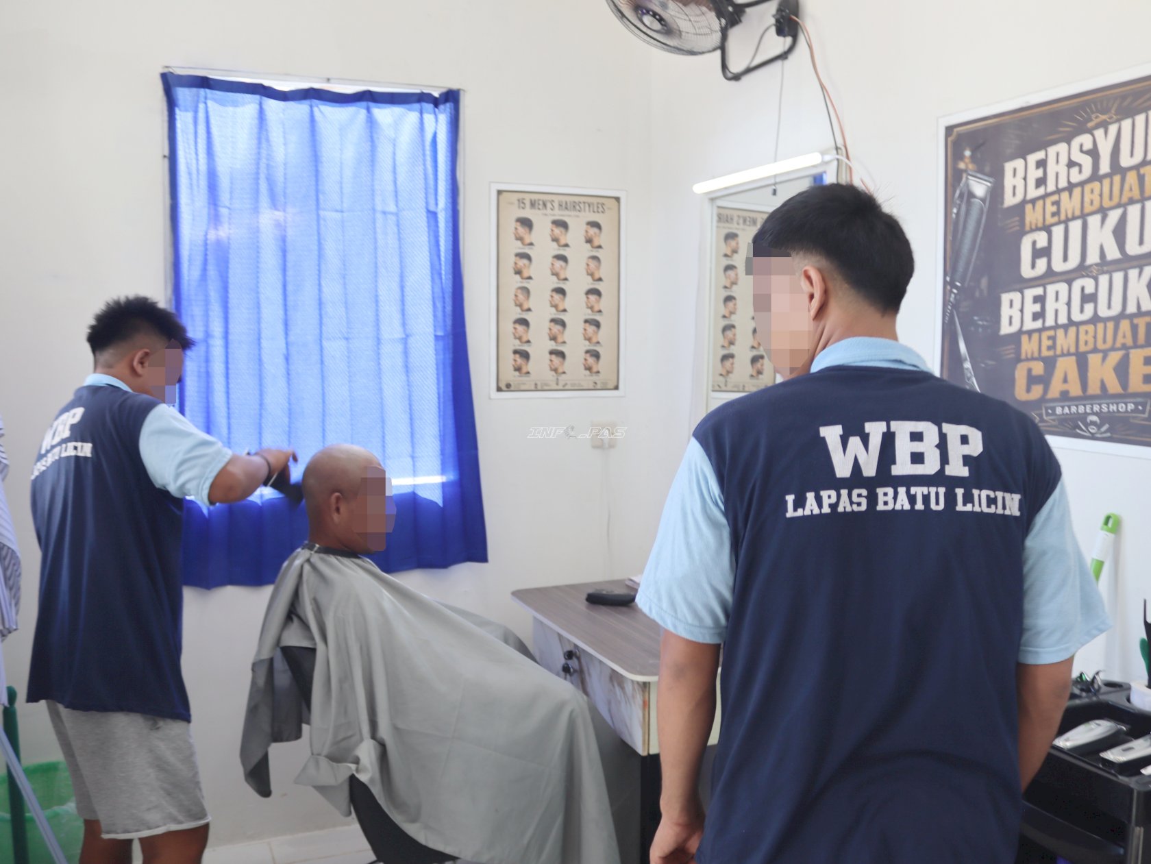 Dukung Kreasi Warga Binaan, Lapas Batulicin Kembangkan Barbershop Modern