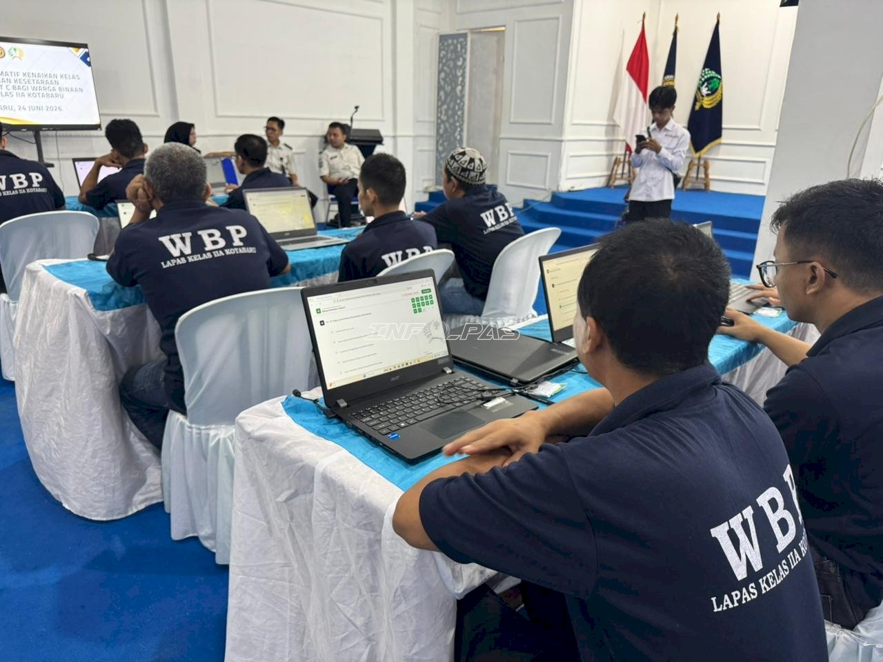 Jemput Masa Depan lewat Pendidikan, Warga Binaan Lapas Kotabarot Ikuti Ujian Kenaikan Kelas Paket C