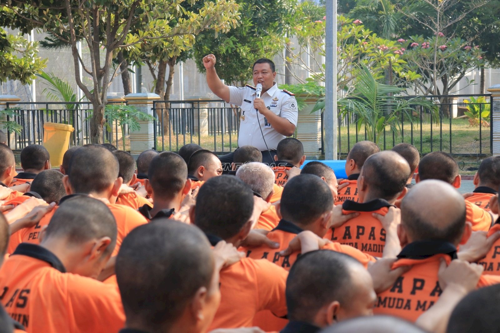 Hangat dan Humanis, Kalapas Pemuda Madiun Bekali Warga Binaan Baru dengan Semangat Perubahan