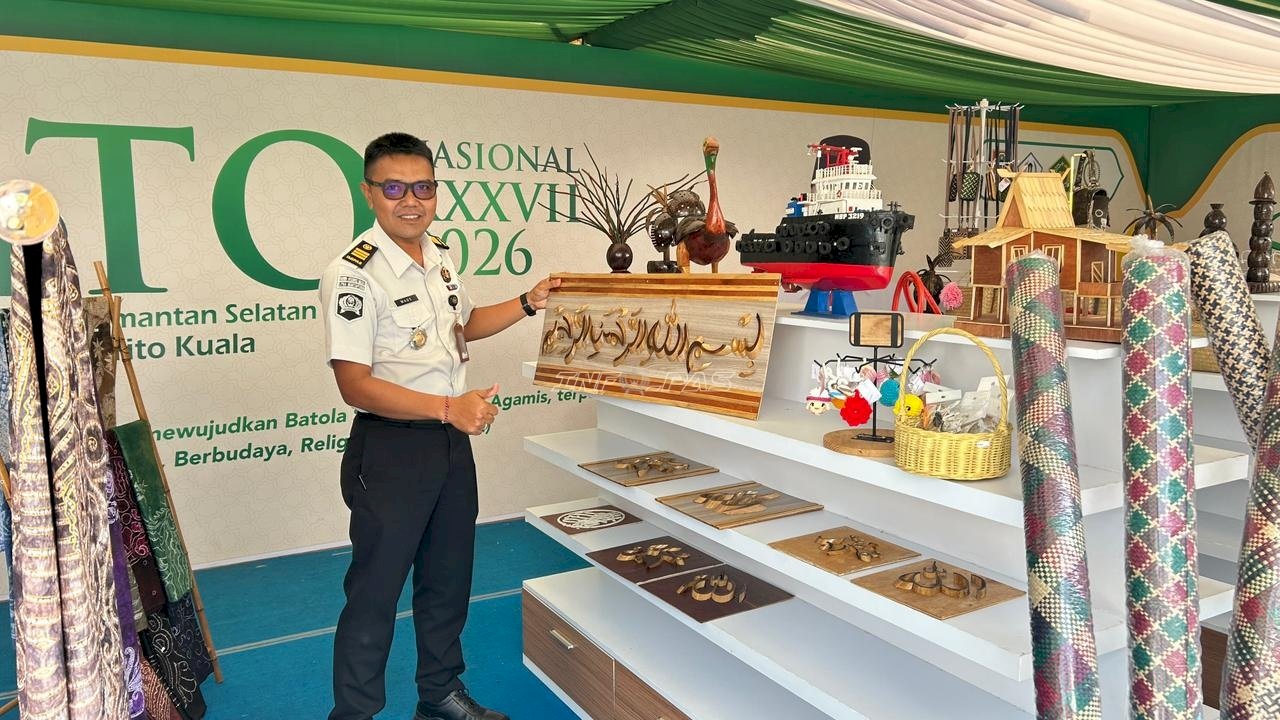 Karya Warga Binaan Rutan Marabahan Tampil di MTQN XXXVII Kalimantan Selatan