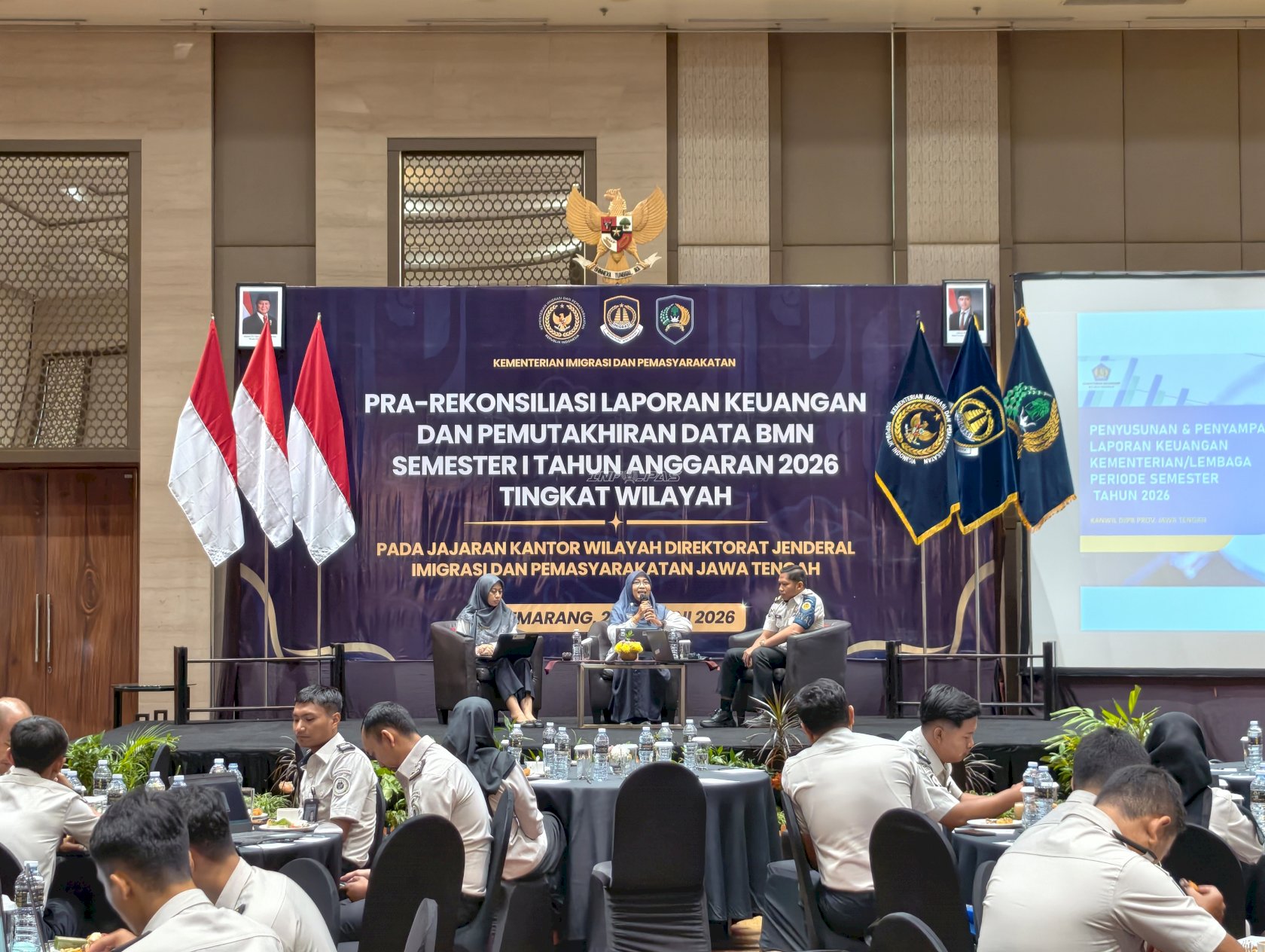 Prarekonsiliasi Semester I 2026, Kanwil Ditjenpas Jateng Perkuat Akuntabilitas dan Kualitas Pelaporan