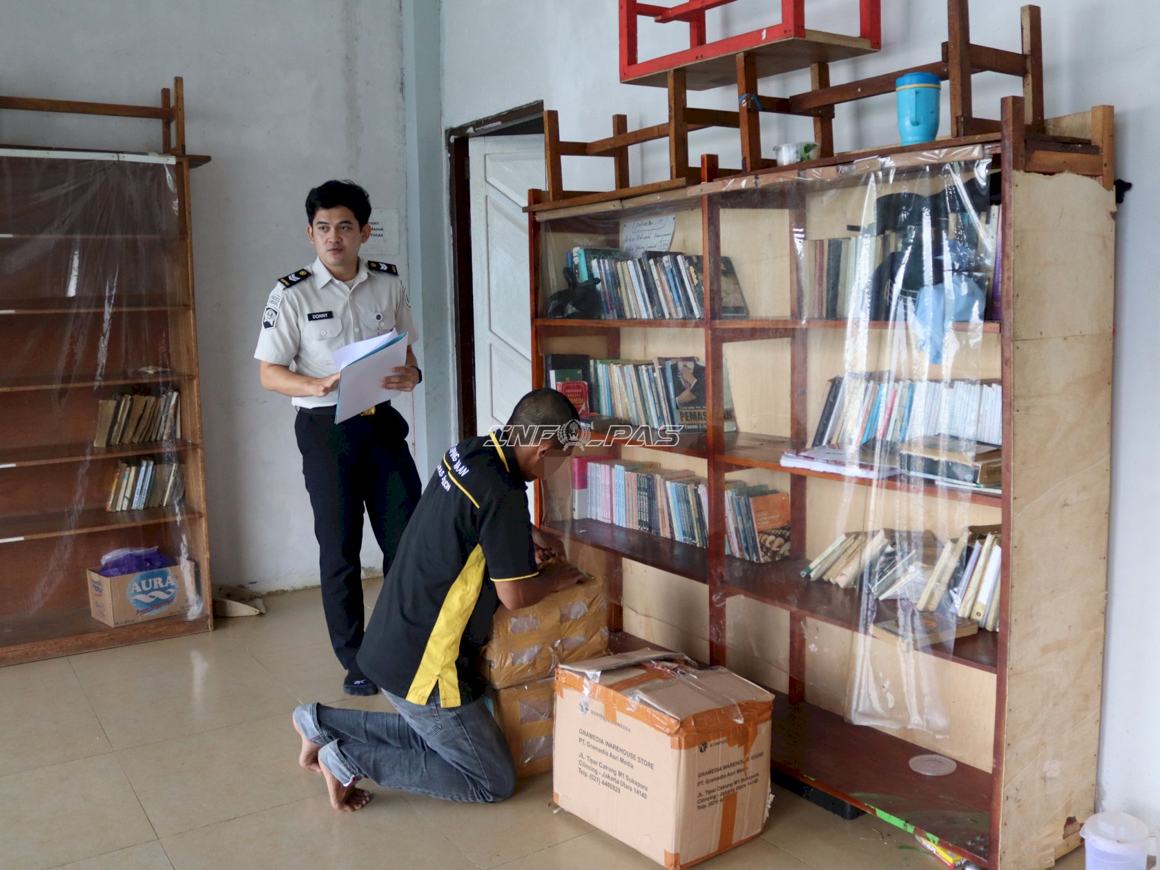 Ratusan Buku Baru Hadir, Pojok Baca Lapas Batulicin Kian Semarak dengan Literasi