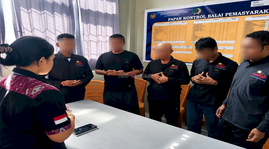 Gandeng Kemenag Kab. Buru, Lapas Namlea Berikan Pengayaan kepada Warga Binaan Hindu