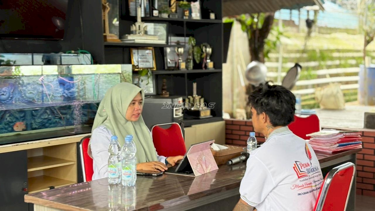 Lapas Narkotika Karang Intan Gelar Asesmen Bersama Dinas Sosial Banjarbaru, Dukung Rehabilitasi Sosial Warga Binaan