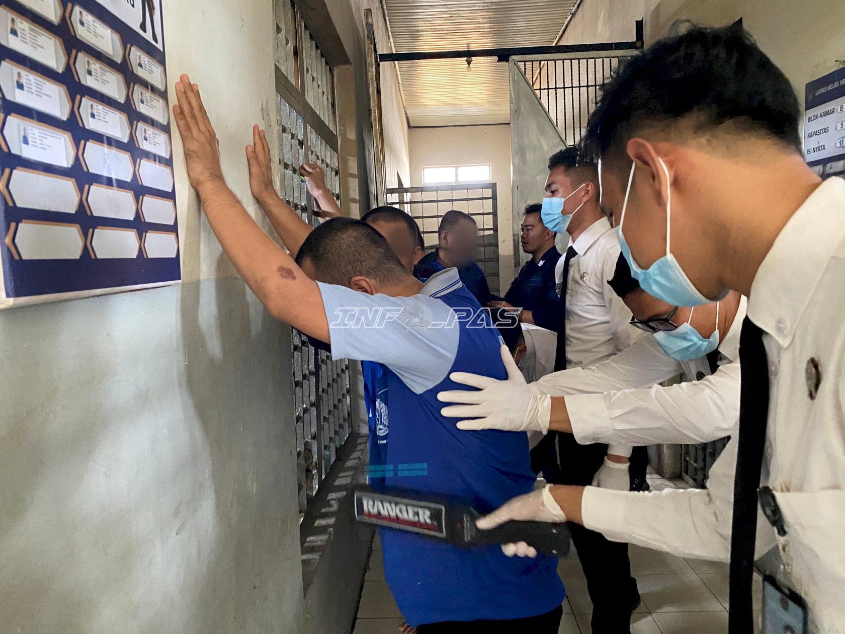 Deteksi Dini Gangguan Kamtib, Lapas Tanjung Gelar Razia Kamar Hunian