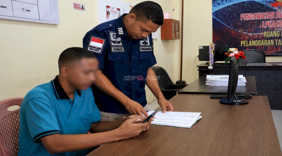 Layanan Video Call Gratis Diawasi Ketat, LPKA Ambon Jaga Hak Komunikasi Anak Binaan
