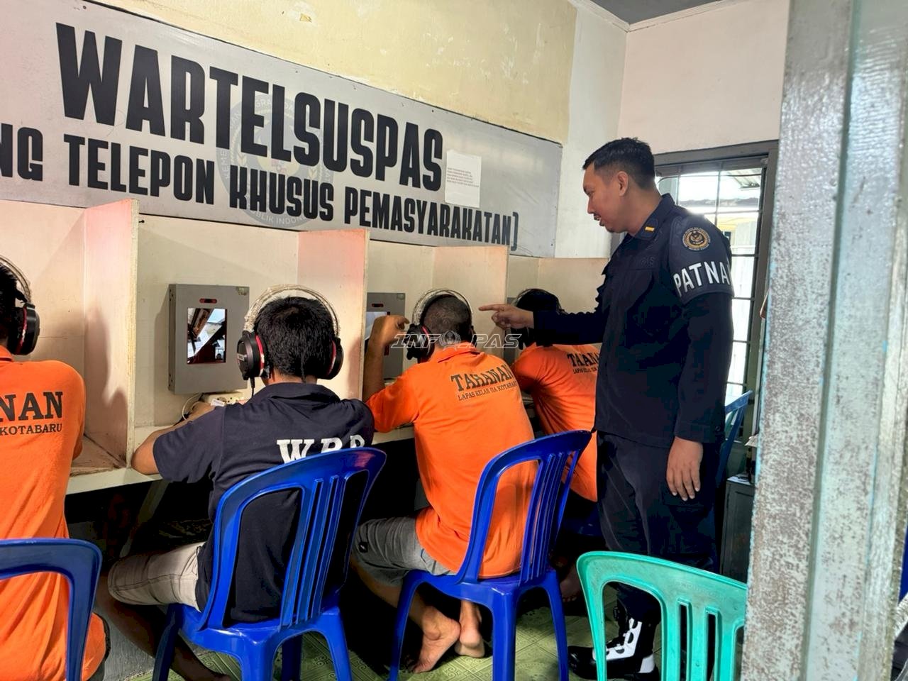Pastikan Layanan Komunikasi Aman dan Tepat Guna, Lapas Kotabaru Intensifkan Pengawasan Wartelsuspas