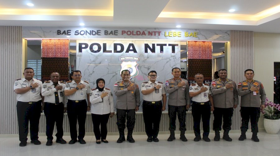 Perkuat Kolaborasi Penegakan Hukum, Kakanwil Ditjenpas NTT Audiensi dengan Kapolda dan Kajati NTT