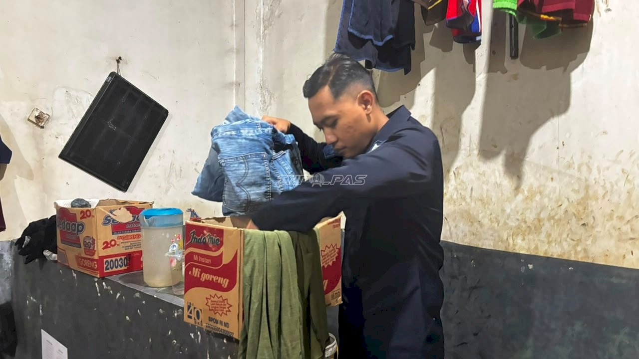 Perkuat Deteksi Dini, Lapas Pemuda Madiun Gelar Razia Insidentil di Blok Hunian