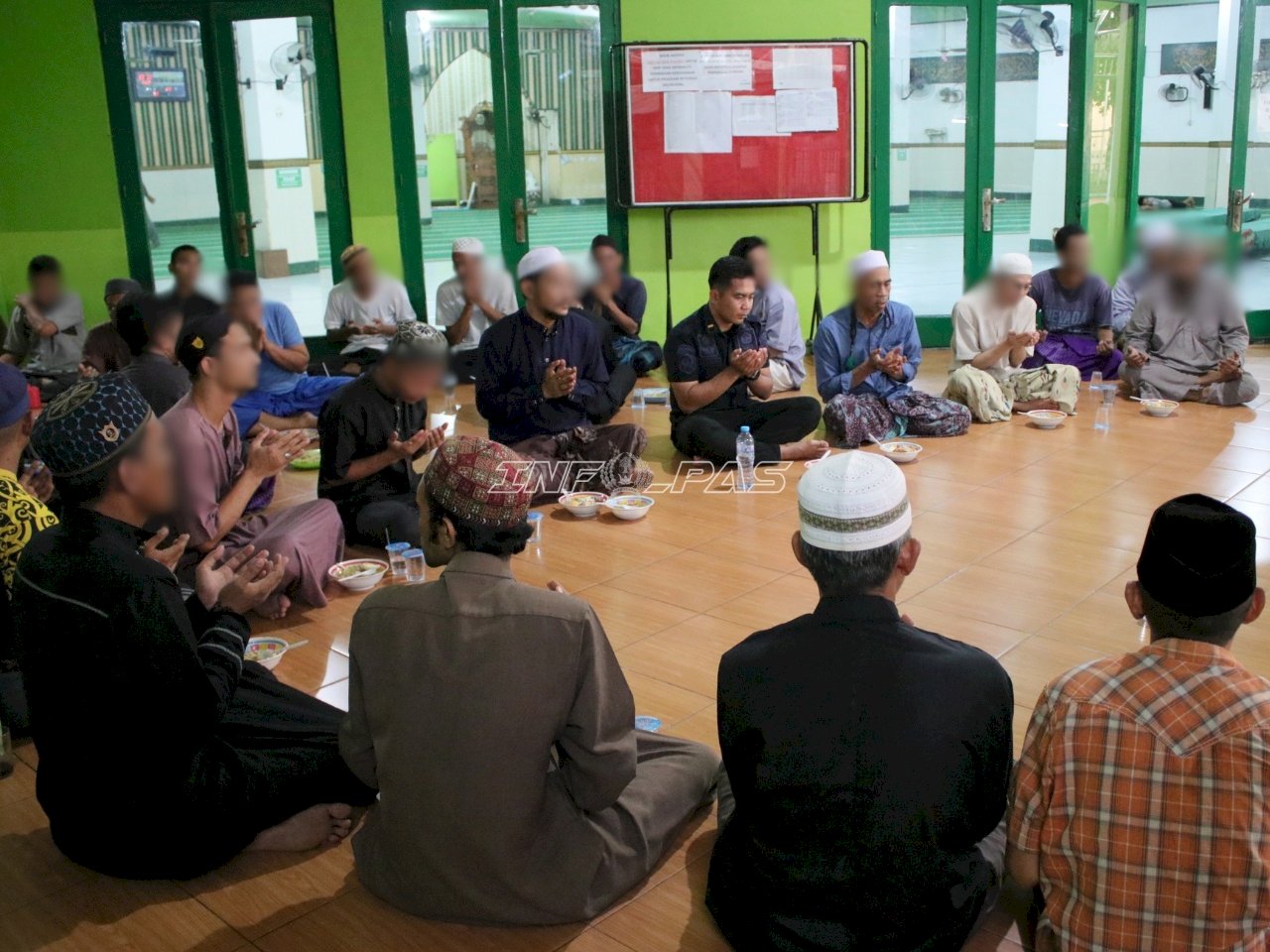 Warga Binaan Santri Lapas Banjarmasin Peringati 10 Muharam dengan Ibadah dan Buka Puasa Asyura