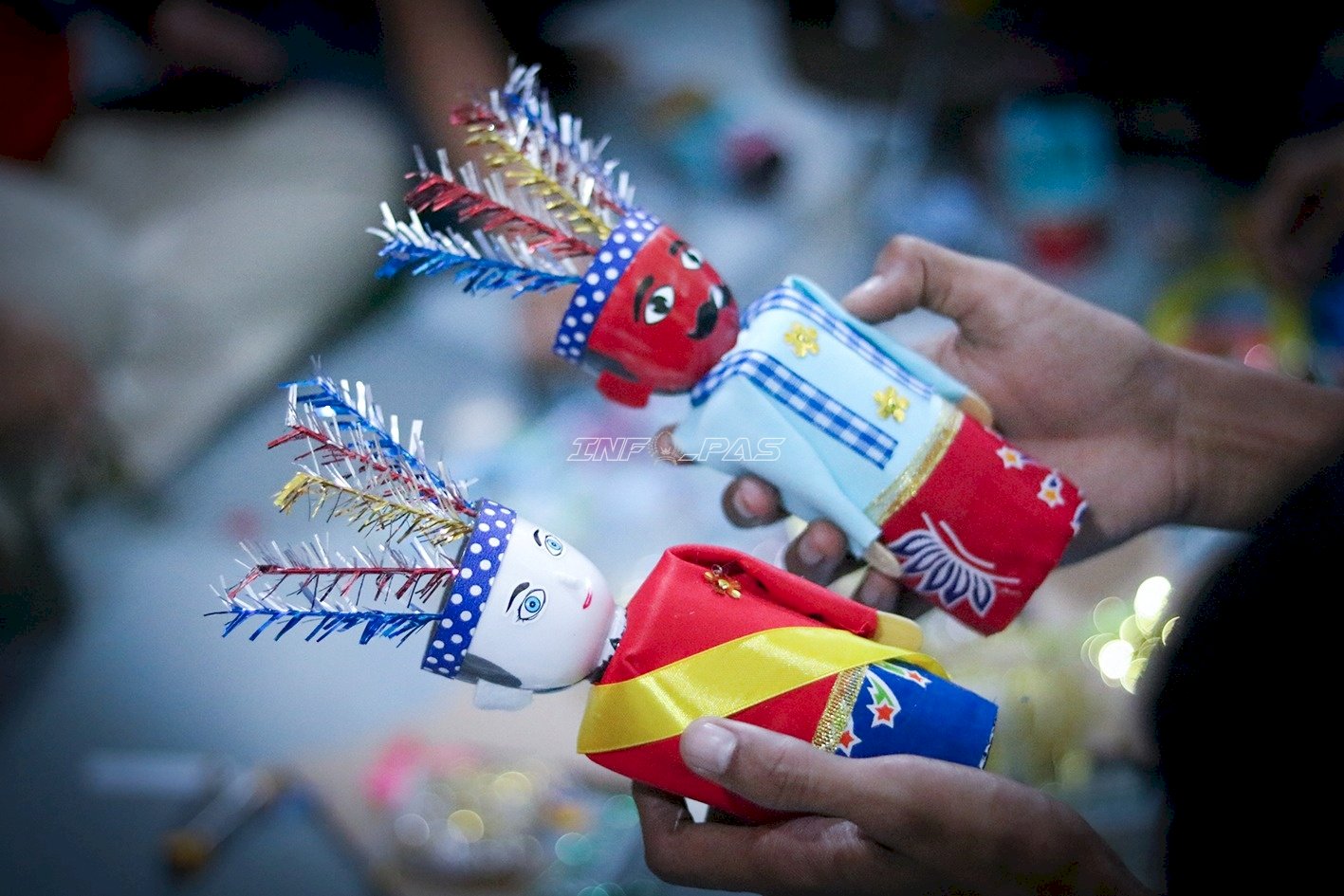 Lapas Cibinong Gandeng Betawi Online Gallery, Sulap Limbah Plastik Jadi Suvenir Ondel-Ondel