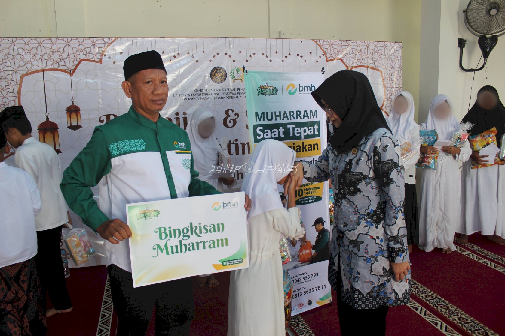 Peringati 10 Muharam, Rutan Perempuan Surabaya Santuni 12 Anak Yatim