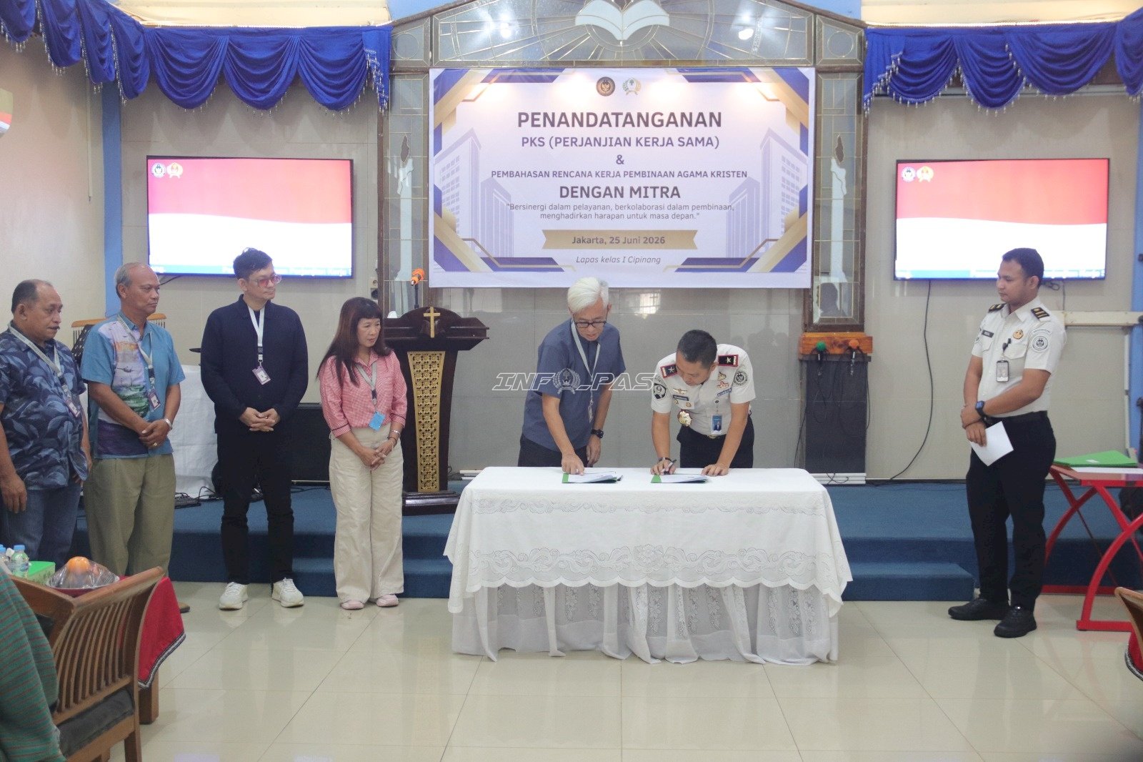 Lapas Cipinang Perkuat Pembinaan Rohani Lewat Kerja Sama dengan Enam Gereja