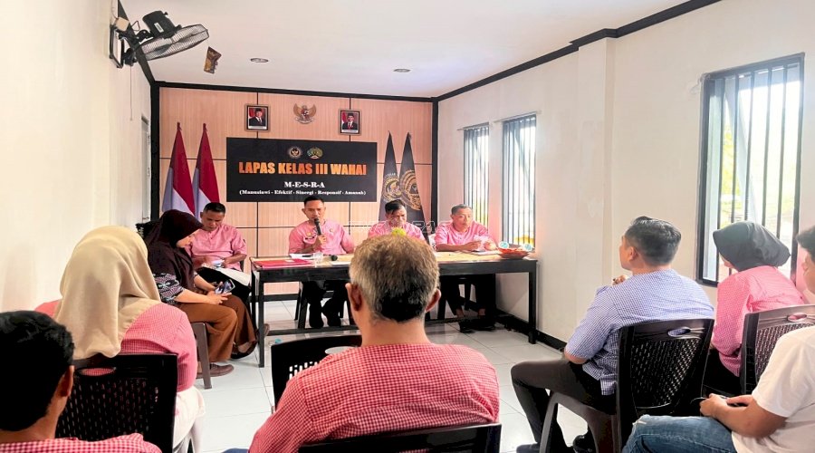 Tingkatkan Kesejahteraan Petugas, Primkopasindo Lapas Wahai Bagikan SHU