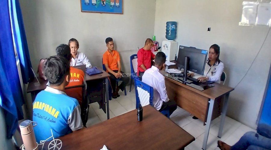 Sinergi Rutan Ambon dengan BPVP Ambon, Enam Warga Binaan Ikuti Pendataan Calon Peserta Pelatihan