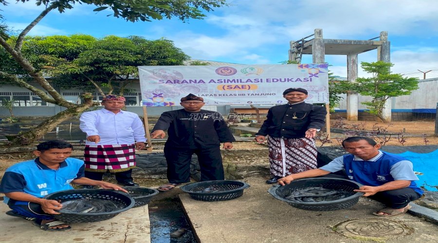 Lapas Tanjung Kembali Panen Lele, Perkuat Pembinaan Kemandirian Berkelanjutan
