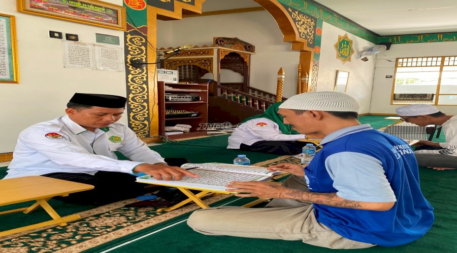 Lapas Tanjung dan Kemenag Kab. Tabalong Gelar Pembelajaran Tahsin dan Al-Qur'an