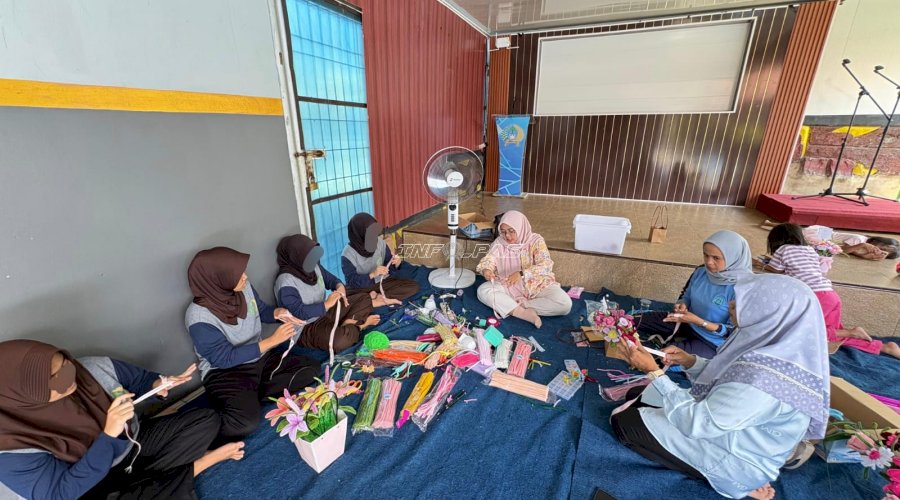 Anak Binaan LPKA Pangkalpinang Belajar Merangkai Masa Depan bersama Nusala Flowers