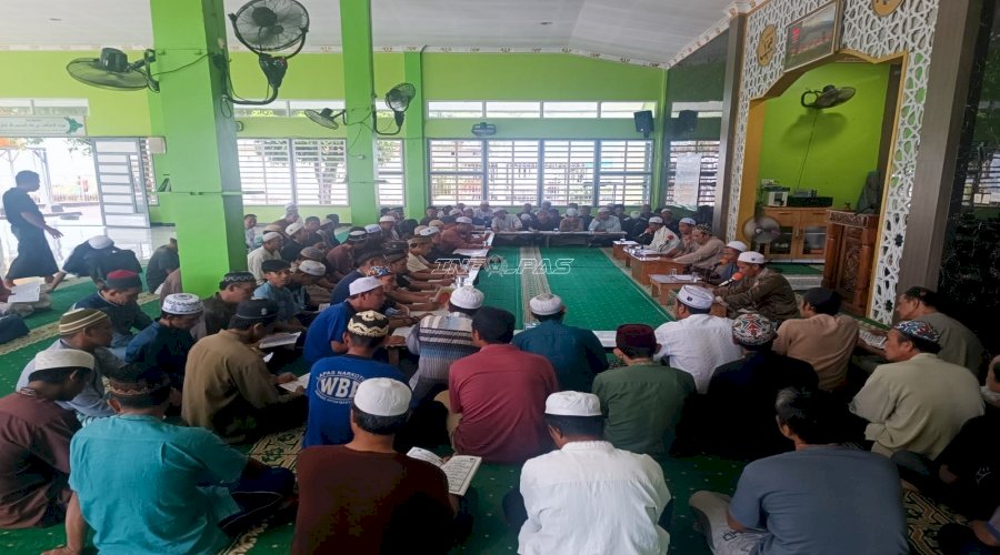 Lapas Narkotika Karang Intan Gelar Pembacaan Selawat Dalail Khairat dan Kajian Fiqih