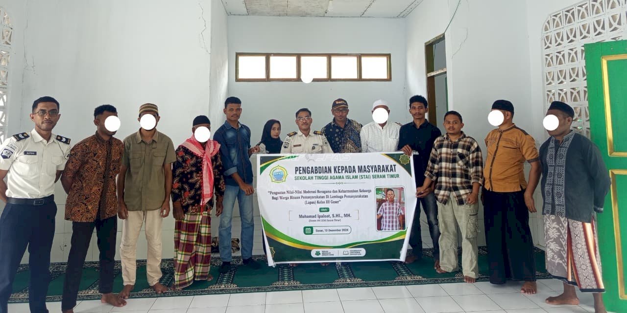 Lapas Geser dan STAIS Seram Timur Perkuat Moderasi Beragama dan Keharmonisan Keluarga Warga Binaan