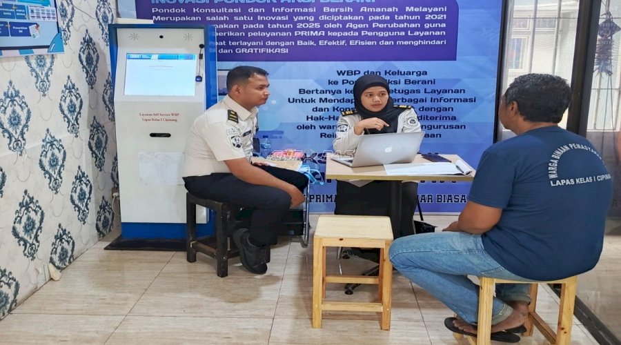 Lewat SIMPATI, Lapas Kelas I Cipinang Permudah Masyarakat Pantau Proses Integrasi secara Mandiri