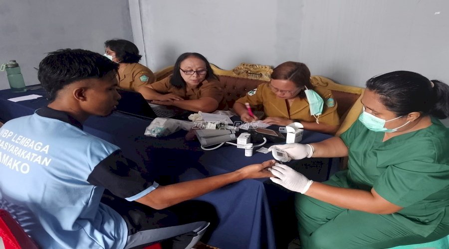Lapas Tamako Gandeng Puskesmas Tamako Gelar Pemeriksaan Kesehatan bagi Warga Binaan dan Petugas