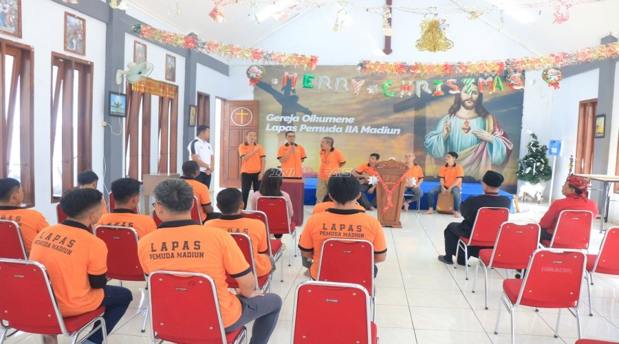 Lapas Pemuda Madiun Gandeng Gereja Orthodox Boyolali Gelar Pembinaan Rohani Kristen dan Katolik