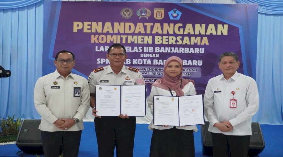 Lapas Banjarbaru Gandeng SKB Kota Banjarbaru Hadirkan Pendidikan Kesetaraan bagi Warga Binaan
