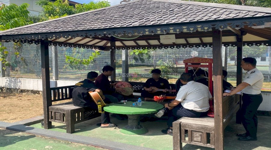 Lestarikan Budaya Banua, Anak Binaan LPKA Martapura Belajar Musik Tradisional bersama Sanggar Alfattah Martapura