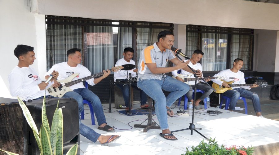 Alunan Musik Rawana Band Rutan Pelaihari, Bukti Pembinaan Melahirkan Kreativitas