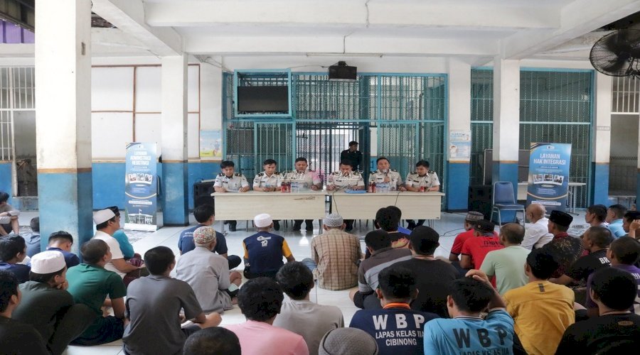 Jemput Bola ke Blok Hunian, Lapas Cibinong Sosialisasikan Hak Integrasi