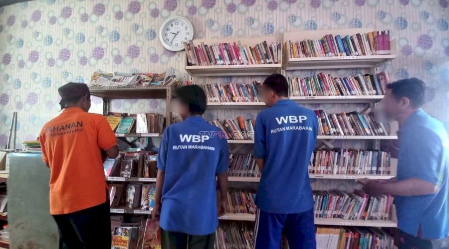 Literasi Jadi Budaya Warga Binaan Rutan Marabahan, Tiap Hari Manfaatkan Perpustakaan
