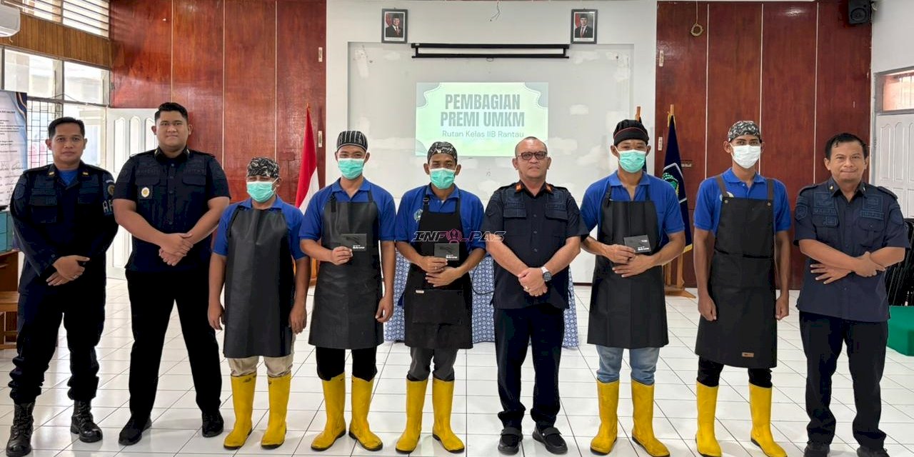 Apresiasi Hasil Karya Warga Binaan, Rutan Rantau Salurkan Premi UMKM kepada Warga Binaan