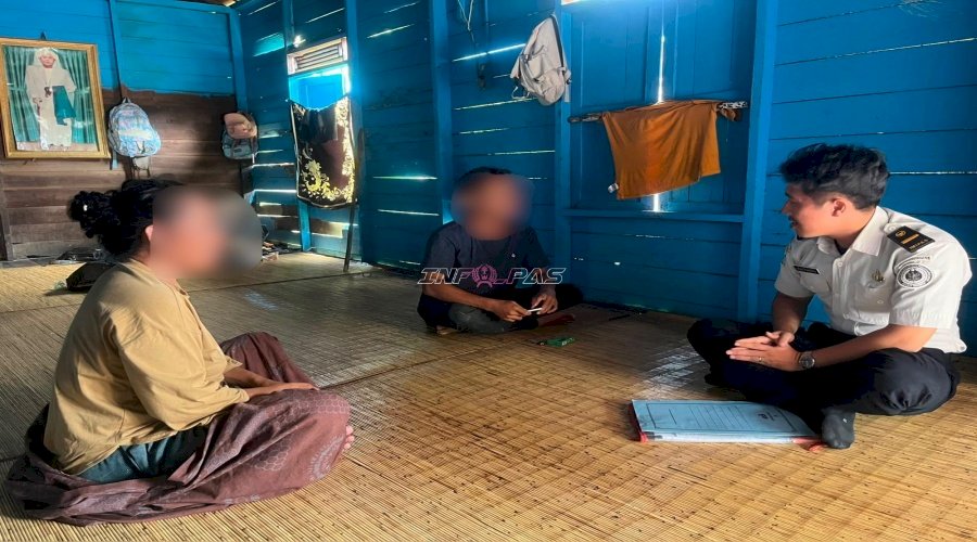 PK Bapas Amuntai Lakukan Pengawasan dan Pembimbingan, Pastikan Klien PB Tetap di Jalur Perubahan