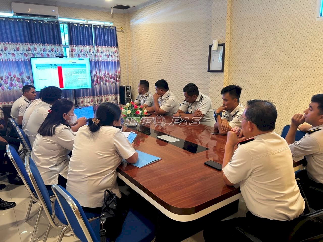 Evaluasi Pembangunan Zona Integritas, Lapas Luwuk Perkuat Komitmen Raih Predikat WBK