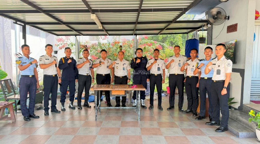 Komitmen Zero Halinar, Lapas Pemuda Madiun Kembali Gelar Razia Insidentil