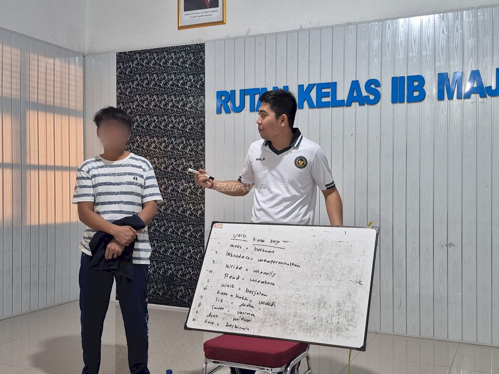 Rutan Majene Gelar Kelas Bahasa Inggris, Tingkatkan Kompetensi Warga Binaan