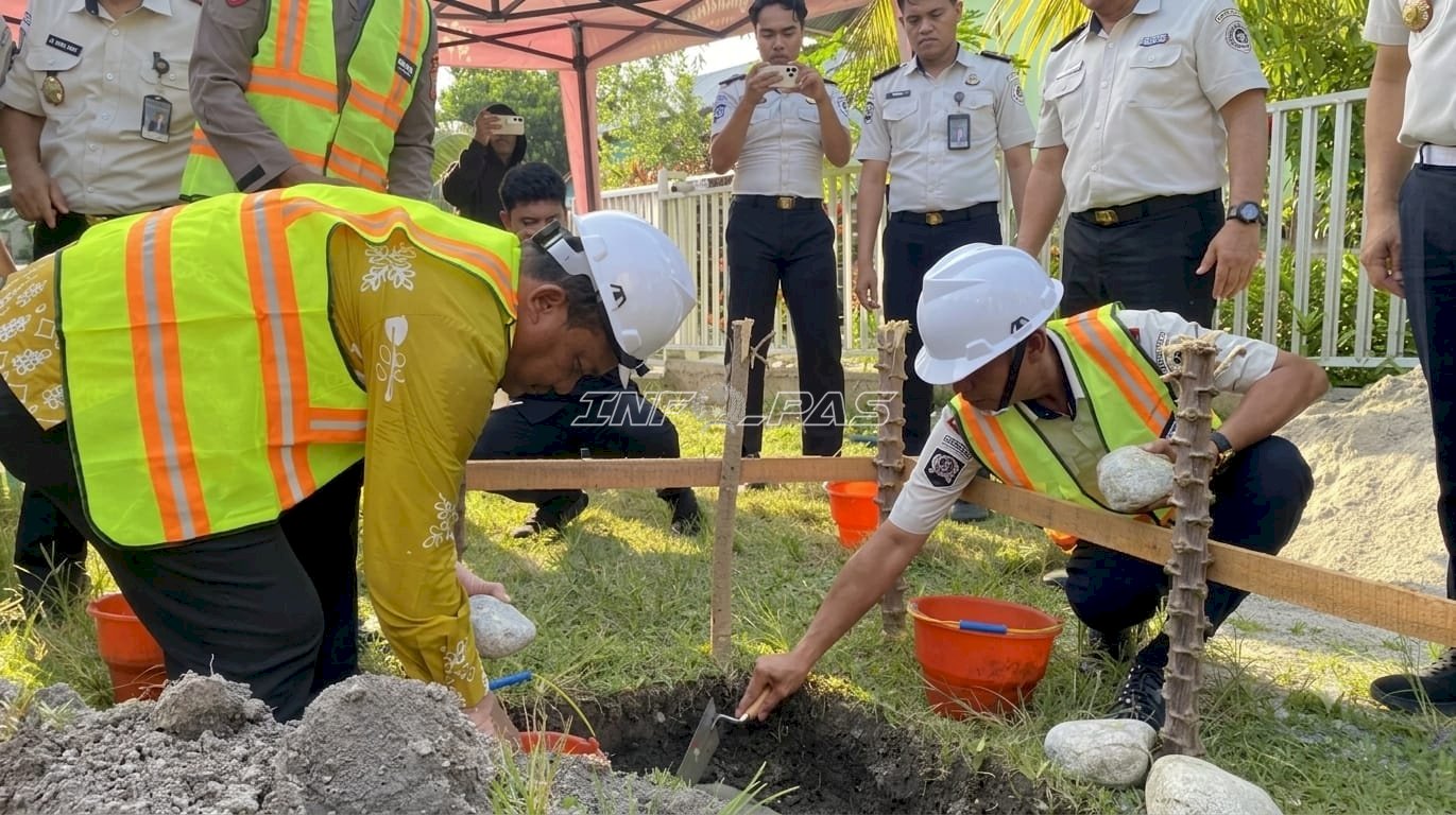 Peletakan Batu Pertama Tandai Program Bedah Rumah bagi Mantan Warga Binaan di Sulteng