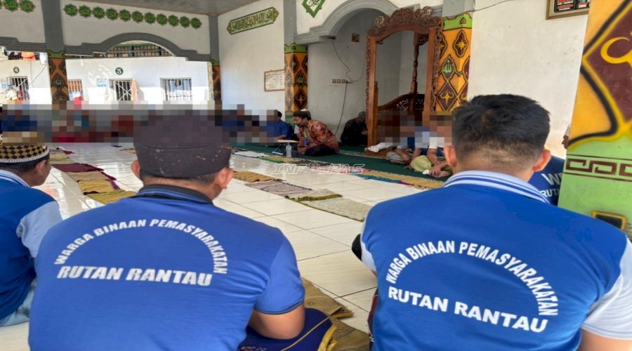 Masjid Al Hidayah Jadi Pusat Pembinaan Rohani Warga Binaan Rutan Rantau lewat Ceramah Agama