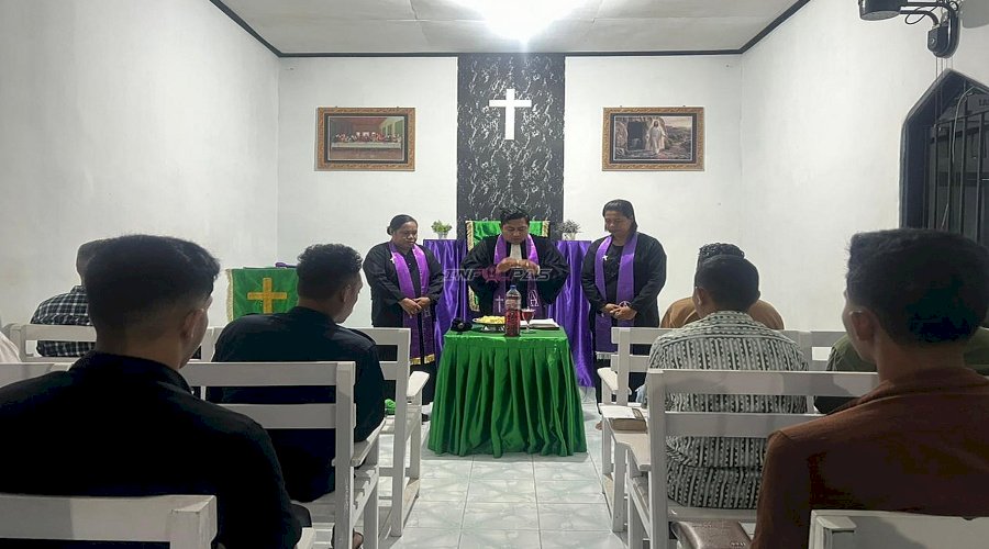 Warga Binaan Lapas Wahai Perkuat Iman dan Karakter lewat Ibadah Perjamuan Kudus 