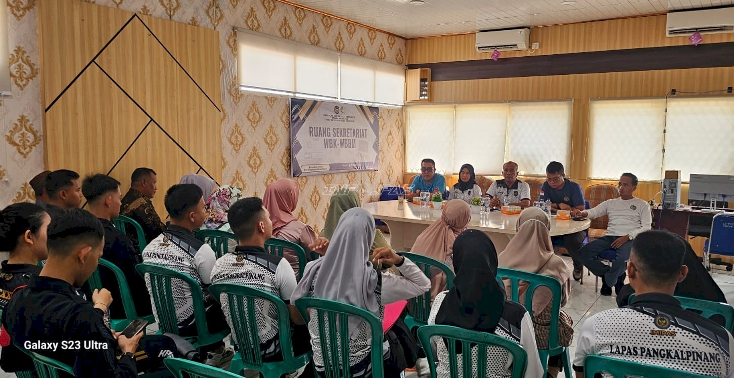Restu Orang Tua Iringi Langkah Perdana Petugas Baru Lapas Pangkalpinang