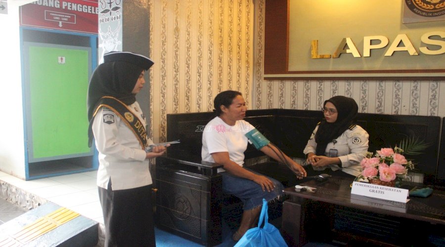 Lapas Piru Hadirkan Pemeriksaan Kesehatan Gratis bagi Pengunjung, Wujudkan Pelayanan Publik Humanis